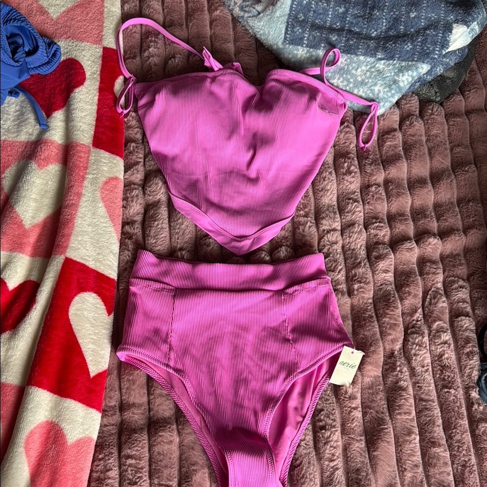 Aerie Pink Bikini Swimwear
